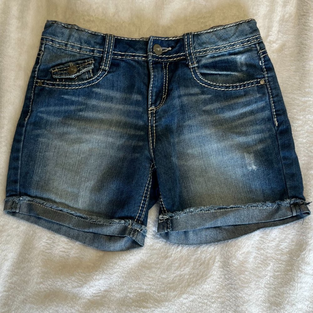 Imperial Star Jean Shorts with decorative back pockets